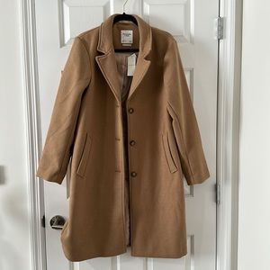 Abercrombie Wool-Blend Dad Coat